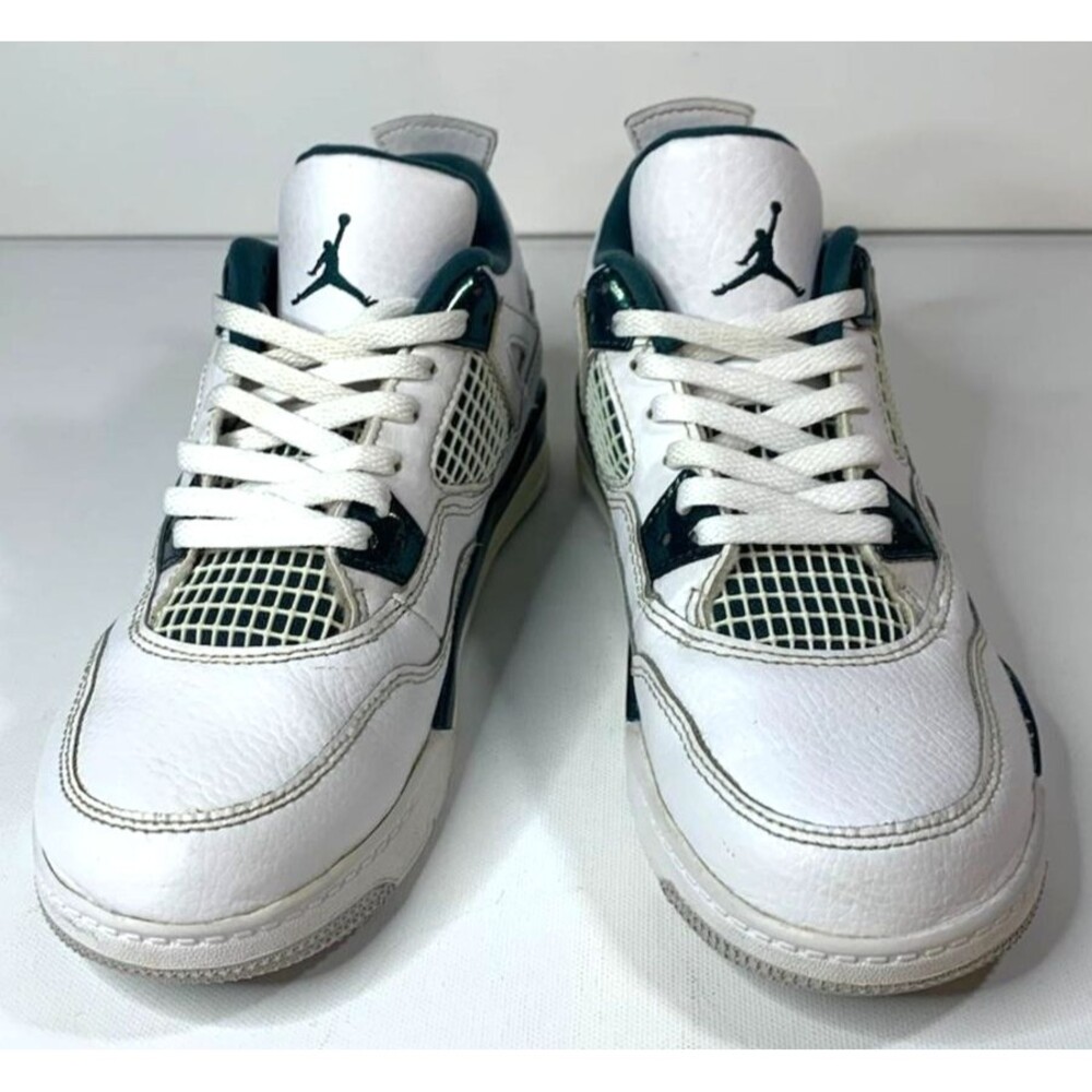 Air Jordan 4 Retro Oxidized Green White Dark Teal FQ8138-103 Men’s S 2.5Y